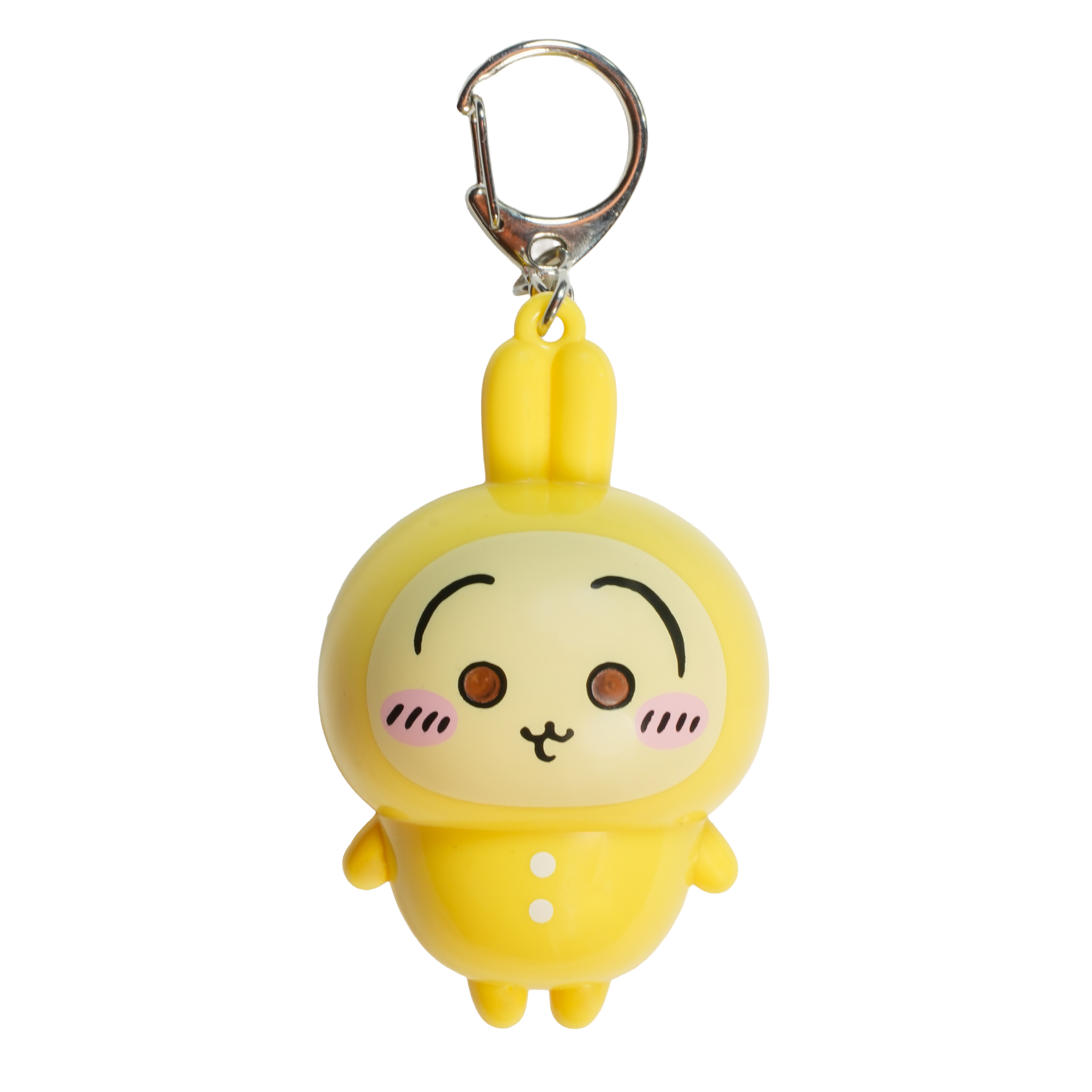 ちいかわパーク うさぎ ぷわころマスコット ライトキーホルダー 缶バッジ ちいかわパーク うさぎ ぷわころマスコット ライトキーホルダー